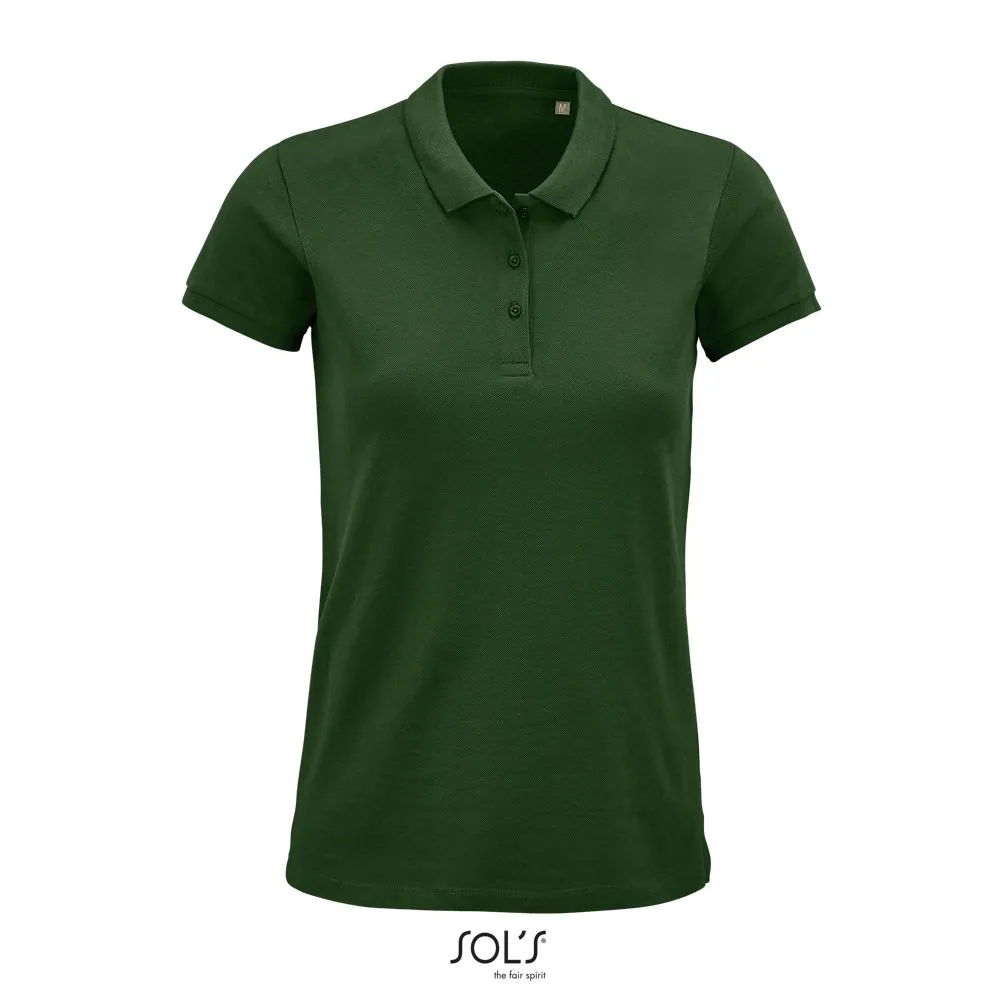 Polo Mujer SOL'S PLANET WOMEN VERDE BOTELLA