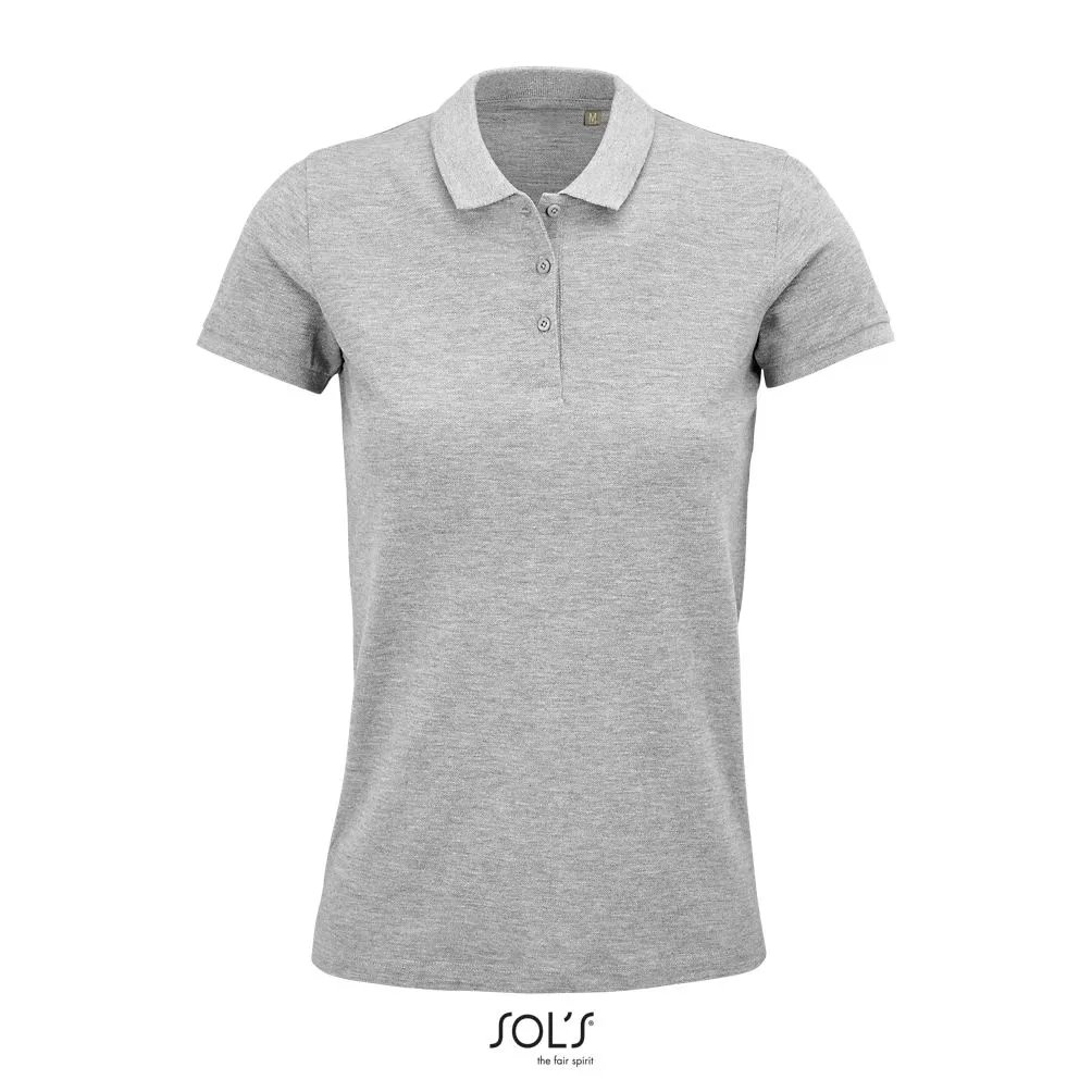 Polo Mujer SOL'S PLANET WOMEN GRIS MEZCLA