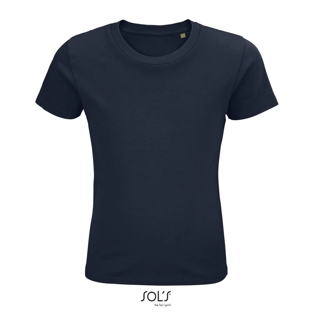 Camiseta Ajustada De Cuello Redondo Para Niños SOL'S PIONEER KIDS FRENCH MARINO
