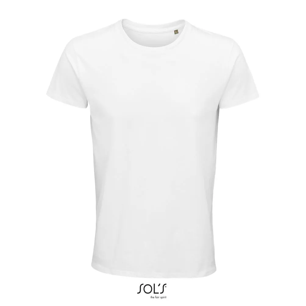 Camiseta Hombre Ajustada De Punto Liso Y Cuello Redondo SOL'S CRUSADER MEN BLANCO