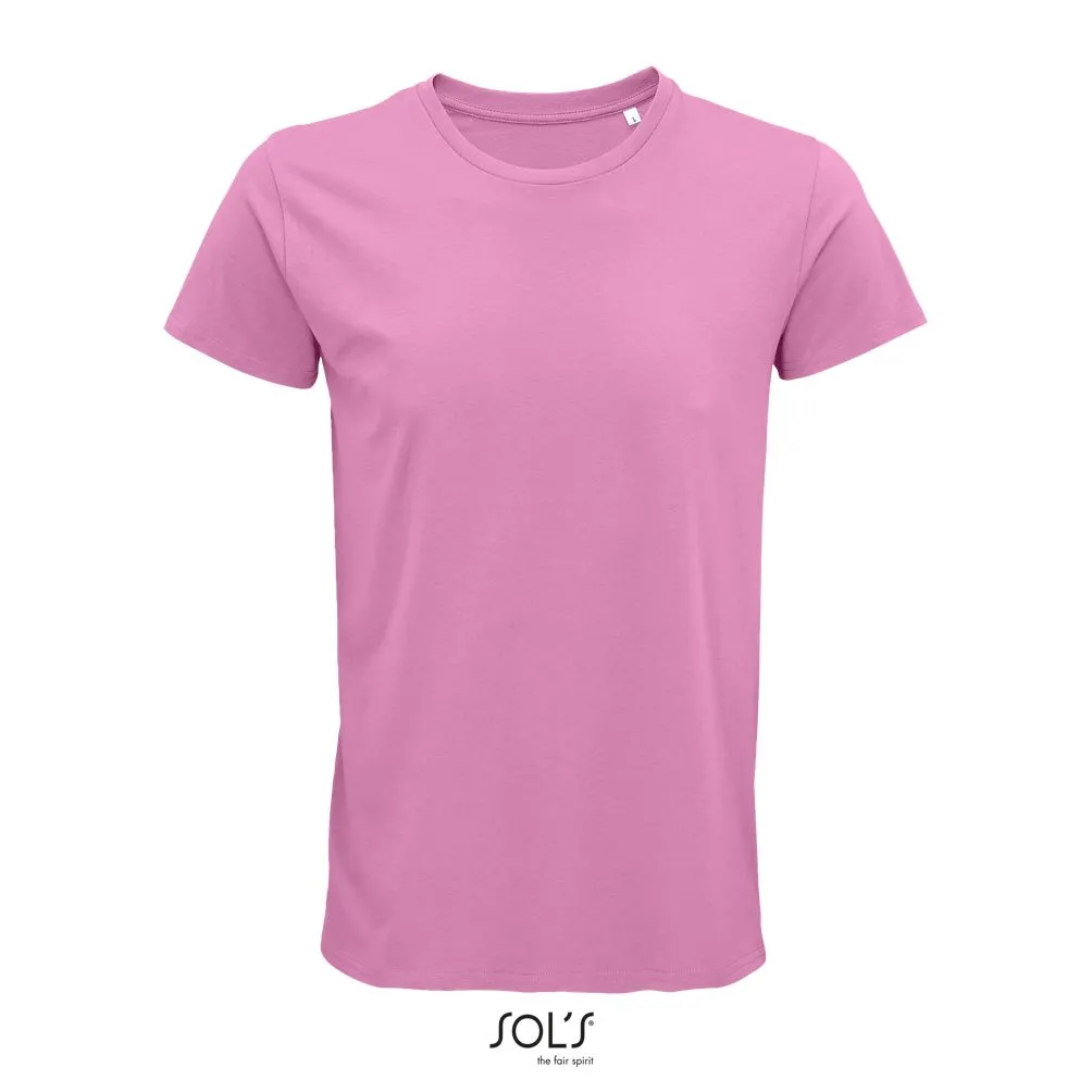 Camiseta Hombre Ajustada De Punto Liso Y Cuello Redondo SOL'S CRUSADER MEN ROSA ORQUÍDEA