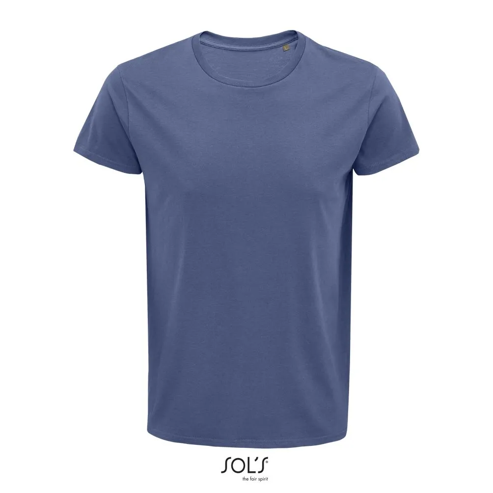 Camiseta Hombre Ajustada De Punto Liso Y Cuello Redondo SOL'S CRUSADER MEN DENIM