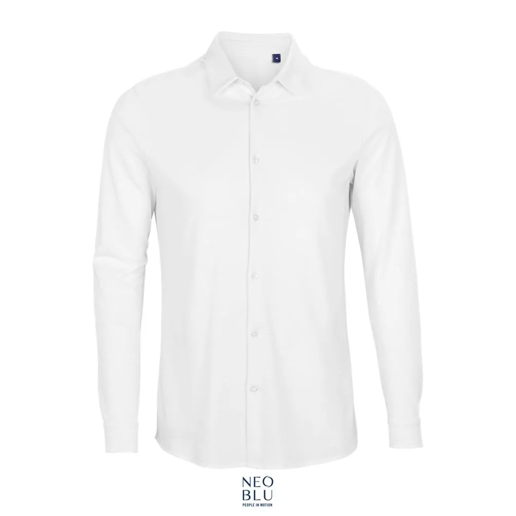 Camisa De Algodón Para Hombre NEOBLU BASILE MEN Blanco Óptimo