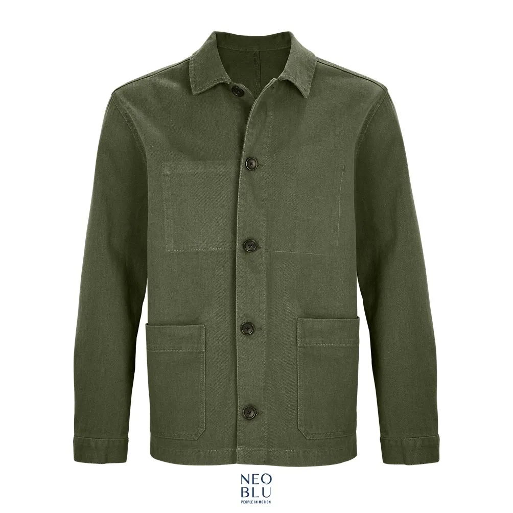 Chaqueta De Trabajo Unisex NEOBLU MAEL Kaki Oscuro