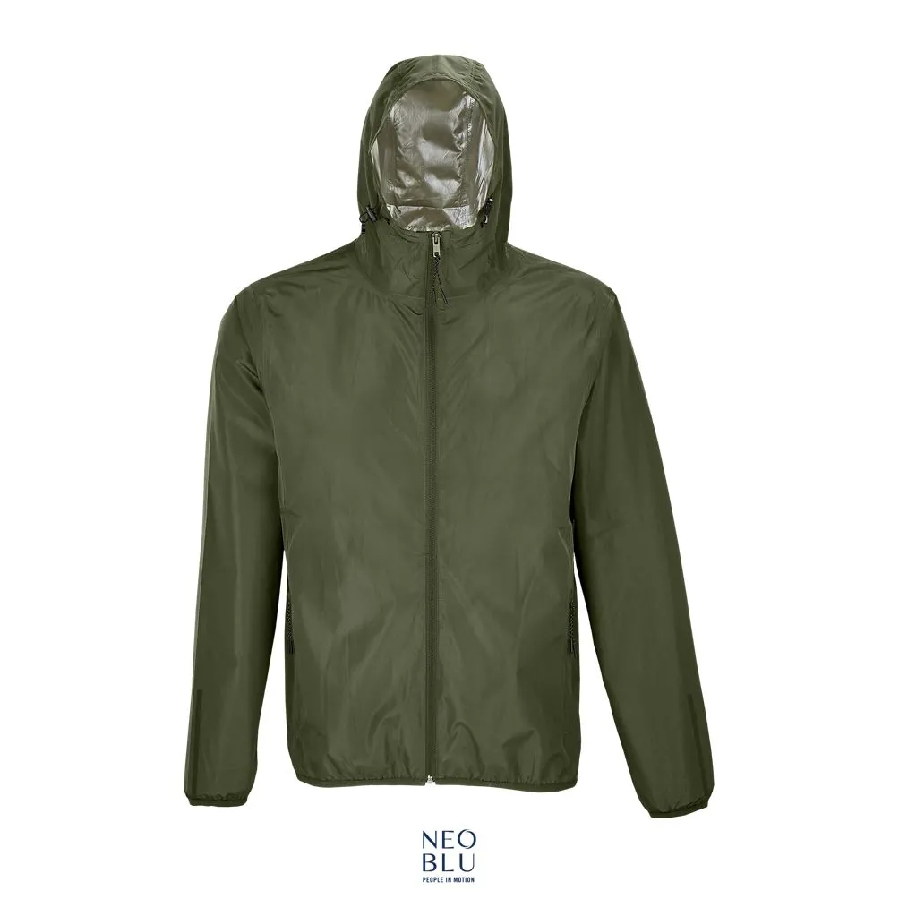 Cortavientos Impermeable Unisex NEOBLU ANDREA Kaki Oscuro