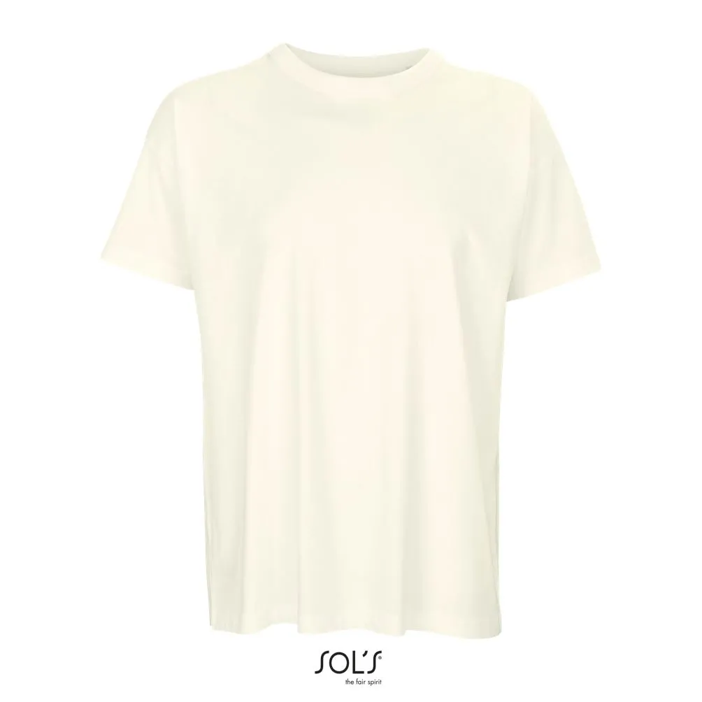 Camiseta Para Hombre Oversize SOL'S BOXY MEN Blanco crema