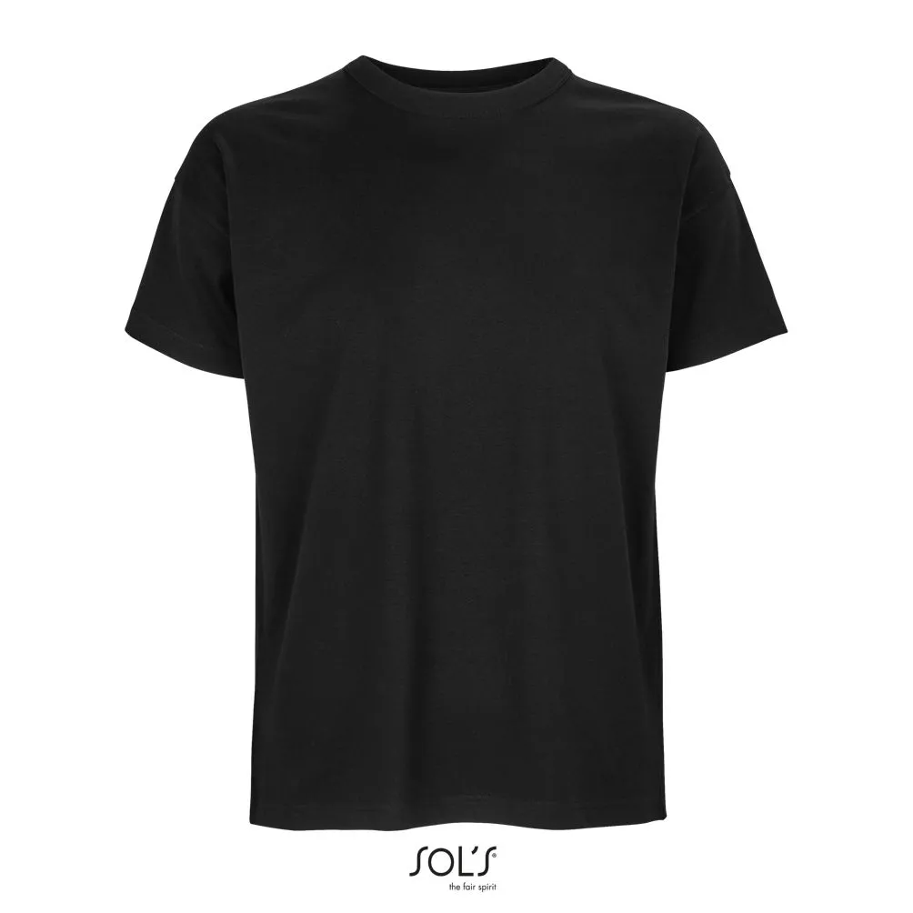 Camiseta Para Hombre Oversize SOL'S BOXY MEN NEGRO PROFUNDO