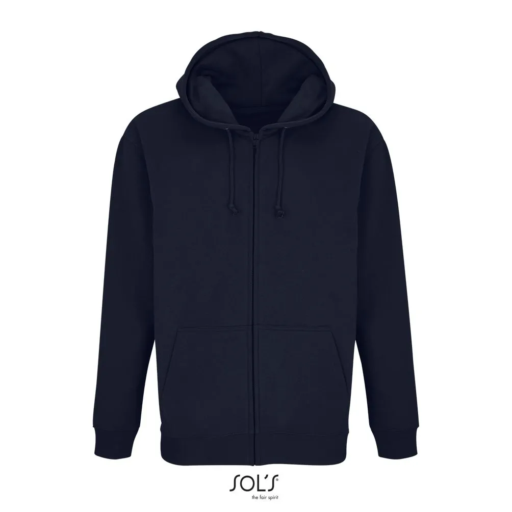 Sudadera Unisex Con Cremallera Y Capucha SOL'S CARTER FRENCH MARINO