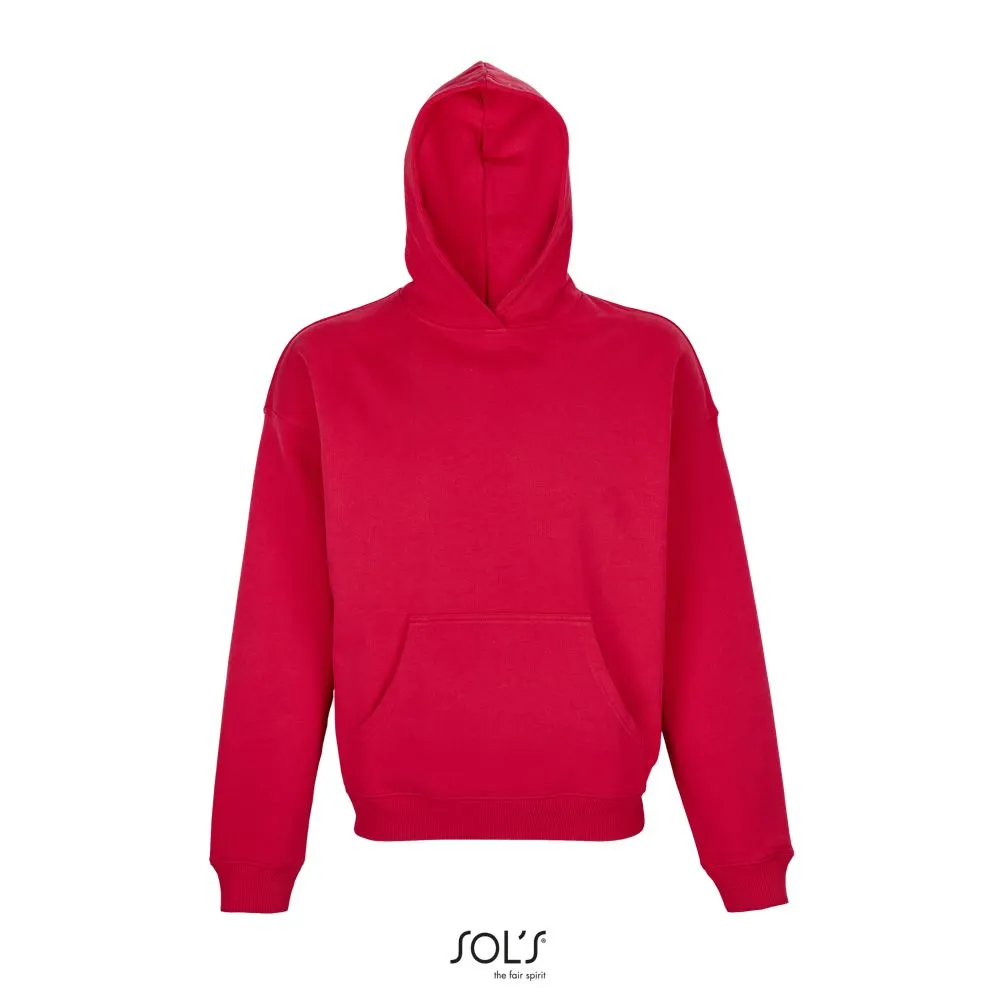 Sudadera Unisex Oversize SOL'S CONNOR Rojo vivo