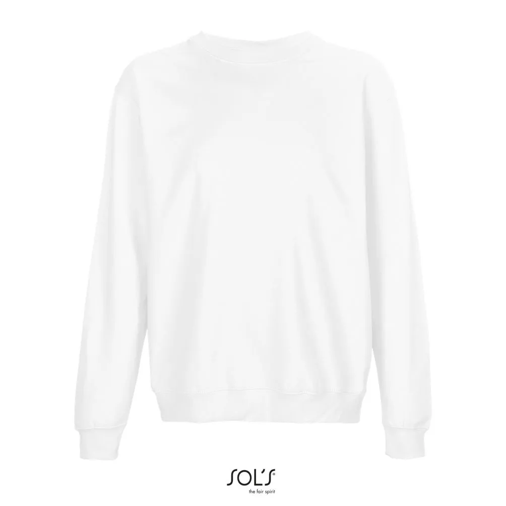 Sudadera Unisex De Cuello Redondo SOL'S COLUMBIA BLANCO