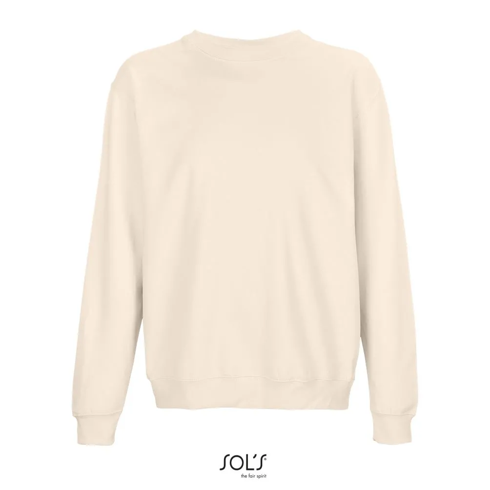 Sudadera Unisex De Cuello Redondo SOL'S COLUMBIA Rosa Crema