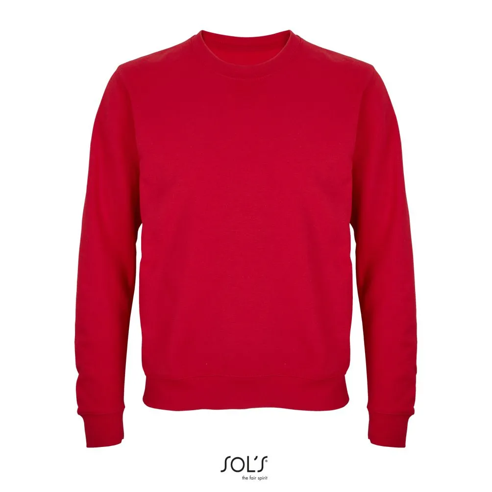 Sudadera Unisex De Cuello Redondo SOL'S COLUMBIA Rojo vivo
