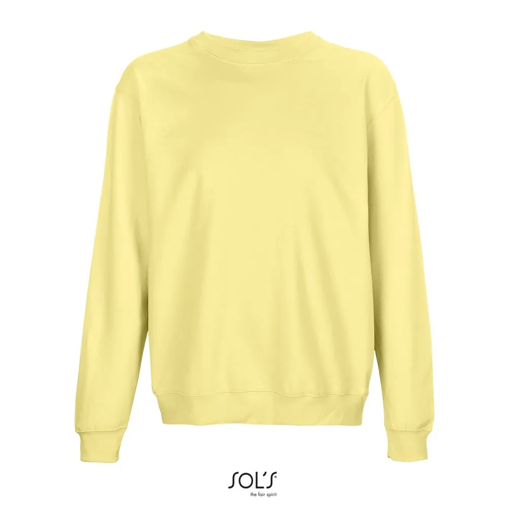 Sudadera Unisex De Cuello Redondo SOL'S COLUMBIA Amarillo Claro