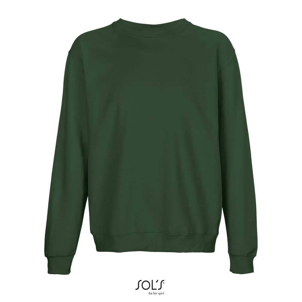Sudadera Unisex De Cuello Redondo SOL'S COLUMBIA VERDE BOTELLA