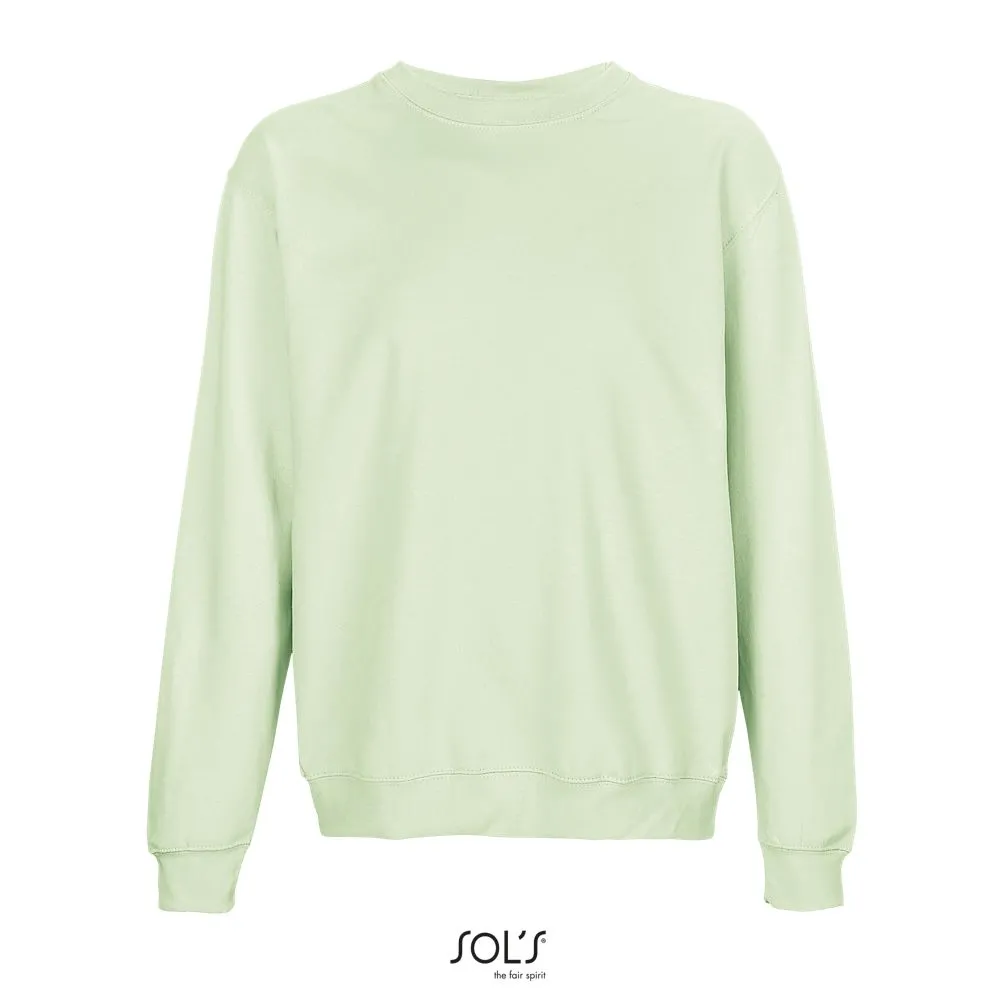 Sudadera Unisex De Cuello Redondo SOL'S COLUMBIA Verde crema