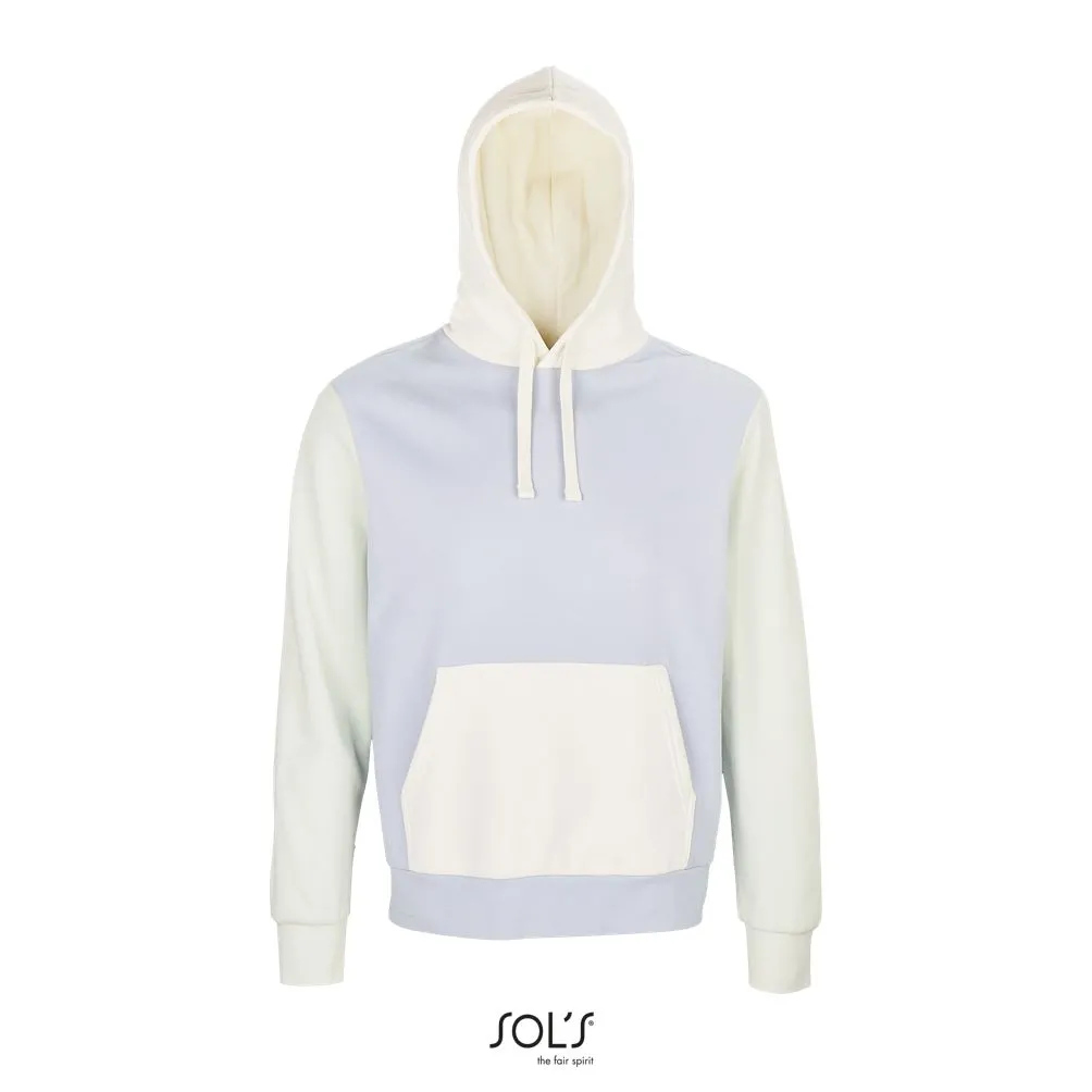 Sudadera Con Capucha Unisex SOL'S COLLINS Azul crema
