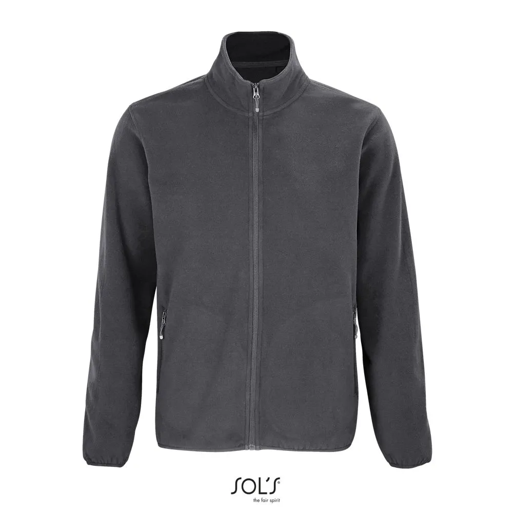 Chaqueta Con Cremallera De Microfibra Para Hombre SOL'S FACTOR MEN ANTRACITA