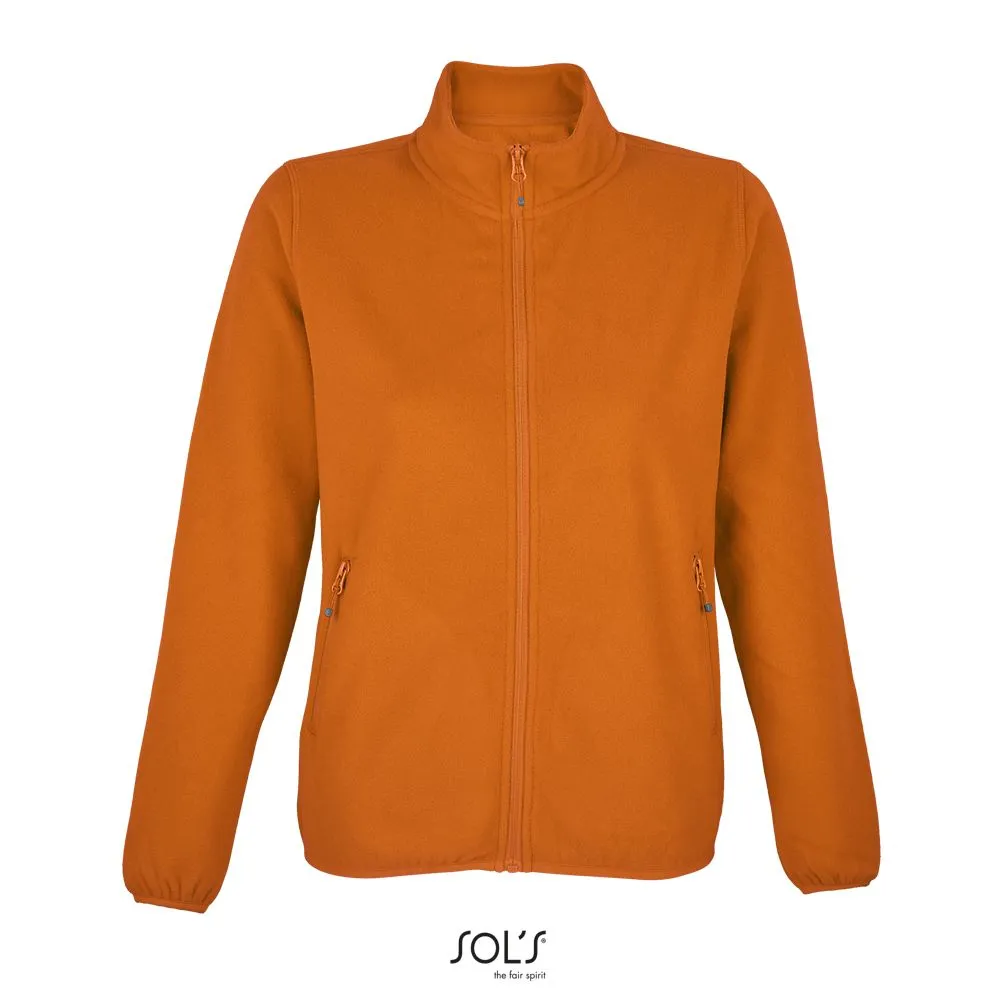 Chaqueta Con Cremallera De Microfibra Para Mujer SOL'S FACTOR WOMEN NARANJA