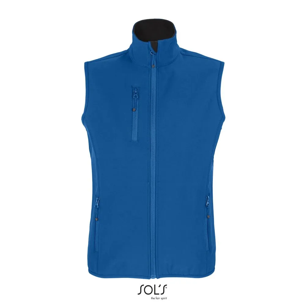 Chaleco Softshell Para Mujer SOL'S FALCON BW WOMEN AZUL ROYAL