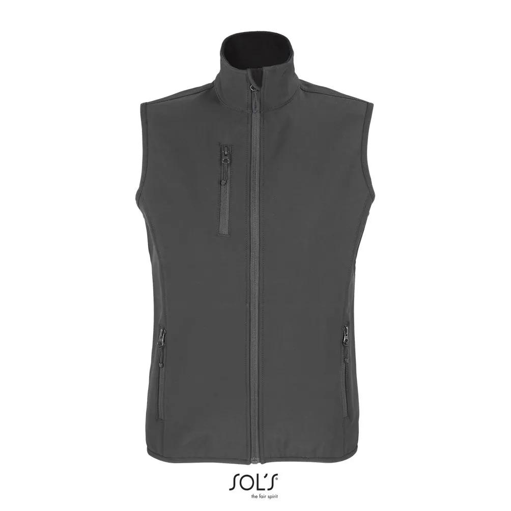 Chaleco Softshell Para Mujer SOL'S FALCON BW WOMEN ANTRACITA