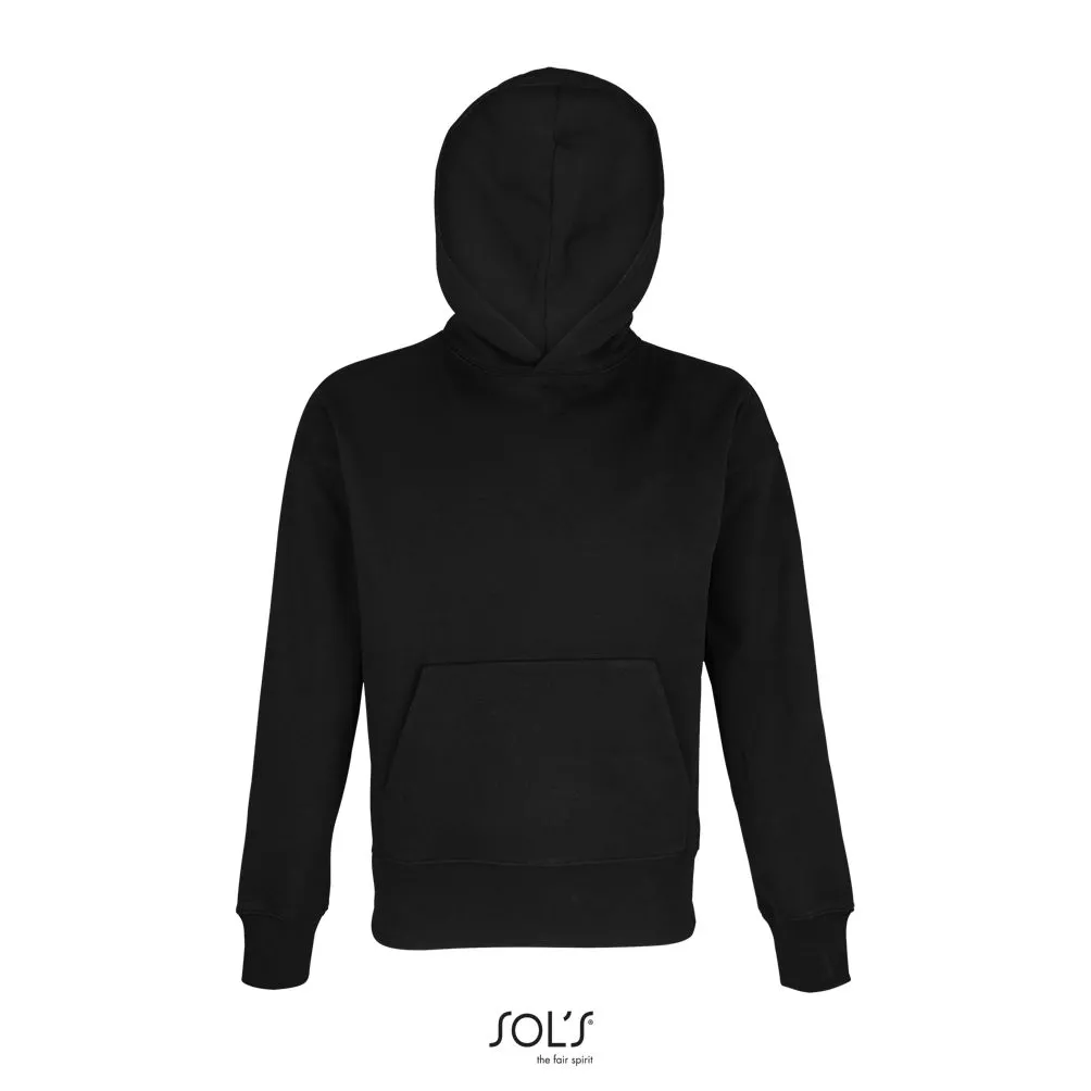 Sudadera Unisex Con Capucha SOL'S ORIGIN NEGRO