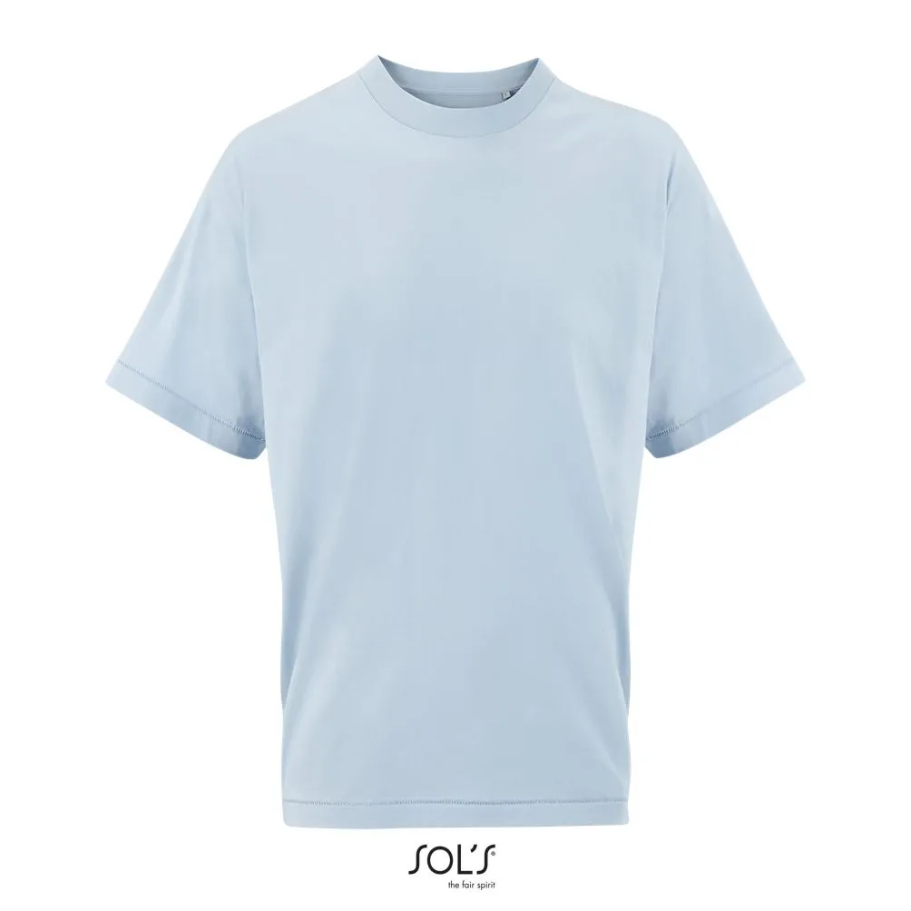 Camiseta Manga Corta Unisex Punto Liso SOL'S LEGACY Azul claro