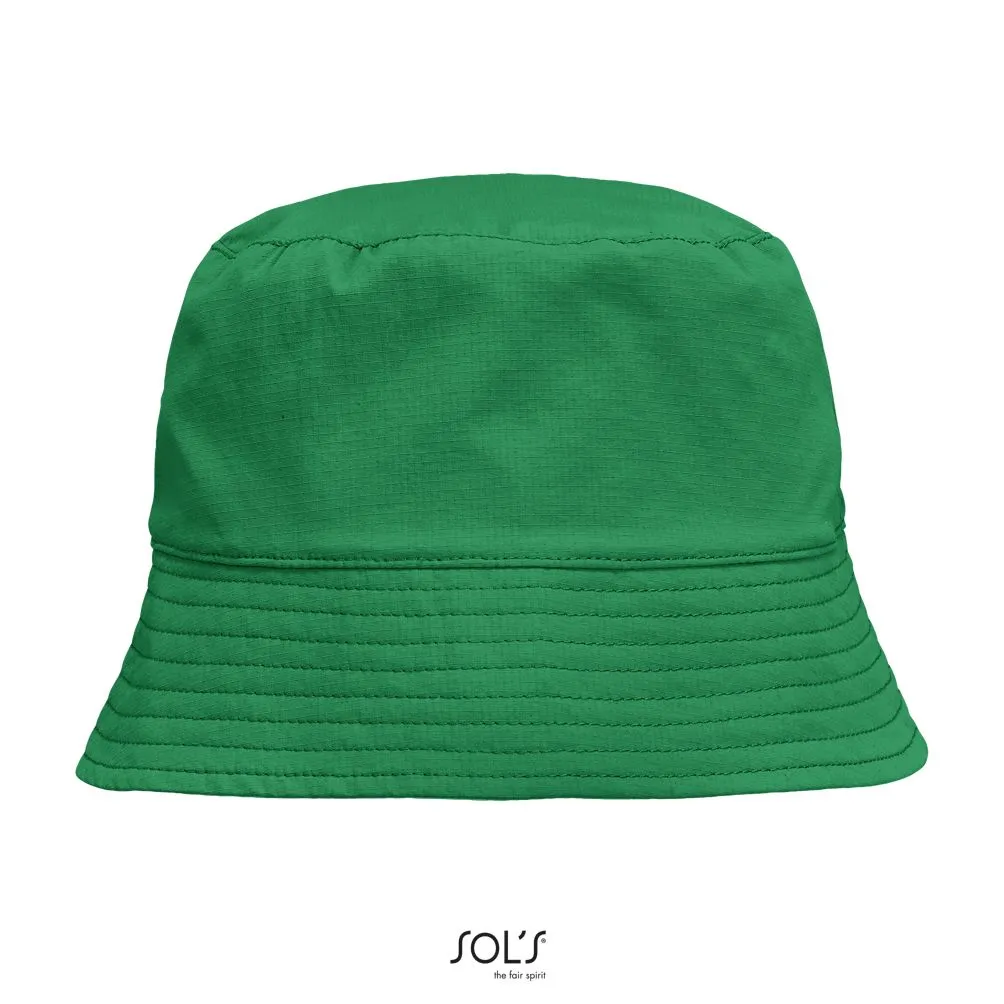 Sombrero De Pescador Unisex De Nylon SOL'S BUCKET NYLON Verde Primavera / Verde Hielo