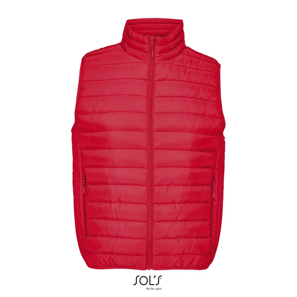 Chaleco Ligero Para Hombre SOL'S STREAM BW MEN ROJO
