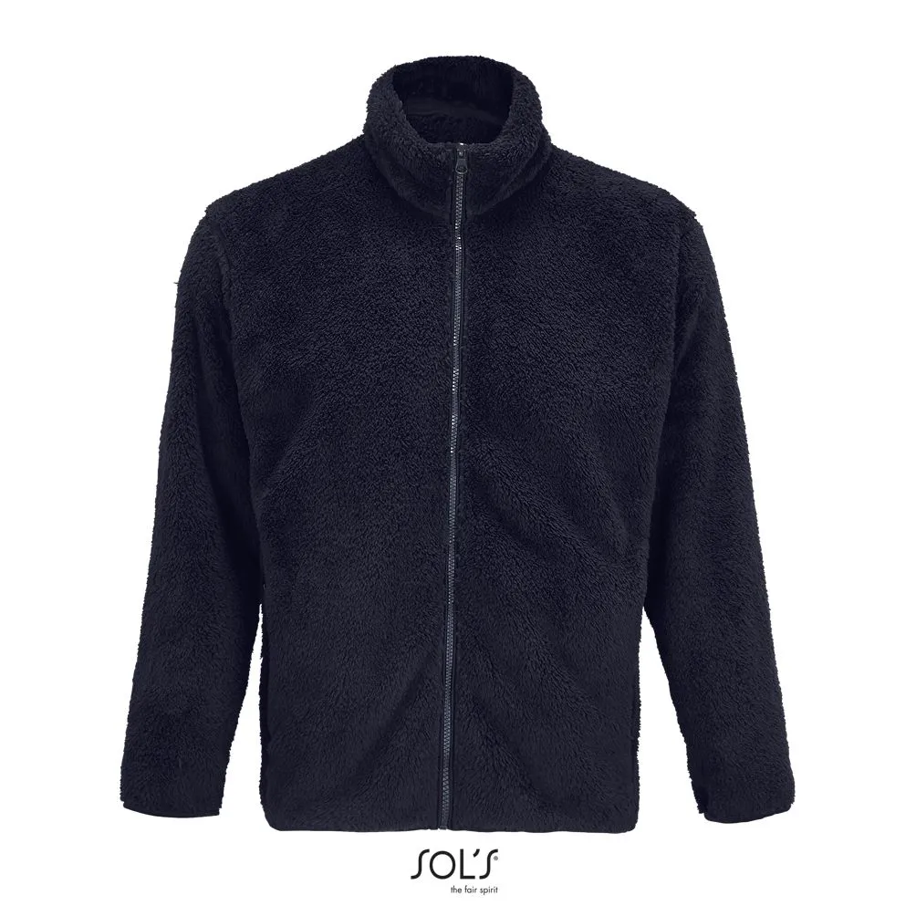 Chaqueta Polar Unisex Con Cremallera SOL'S FINCH AZUL MARINO