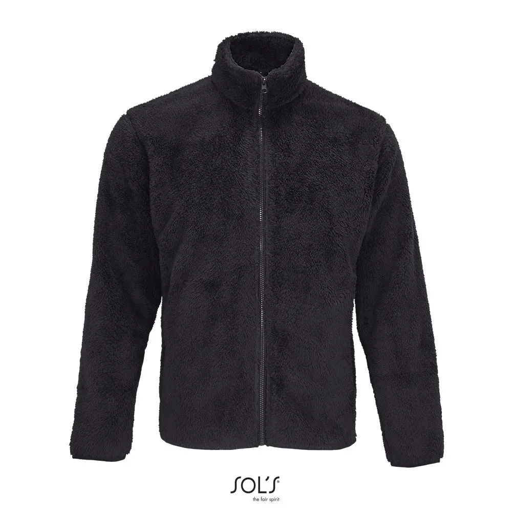 Chaqueta Polar Unisex Con Cremallera SOL'S FINCH Gris Carbon