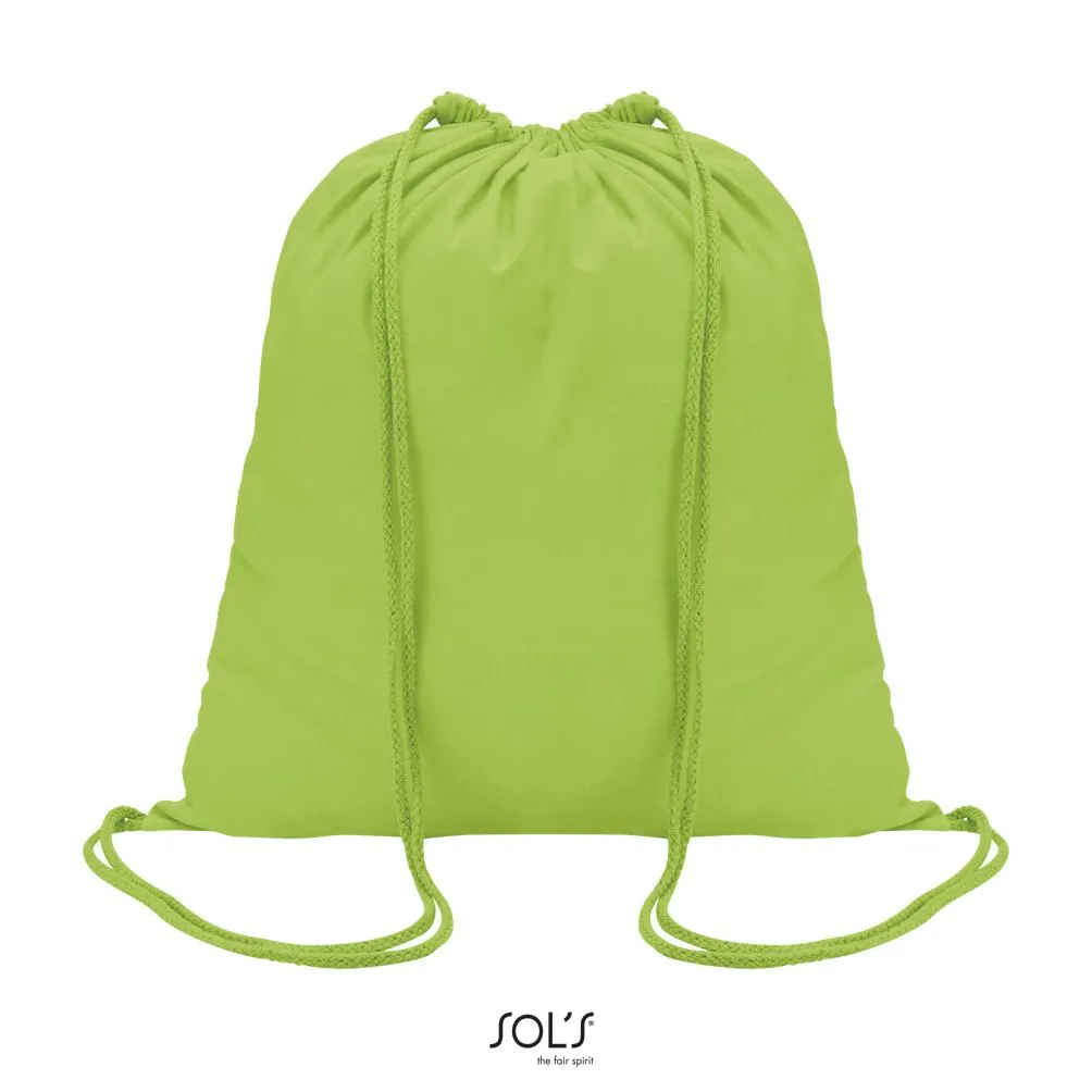 Mochila Con Cordones SOL'S GENOVA Verde Amarillo