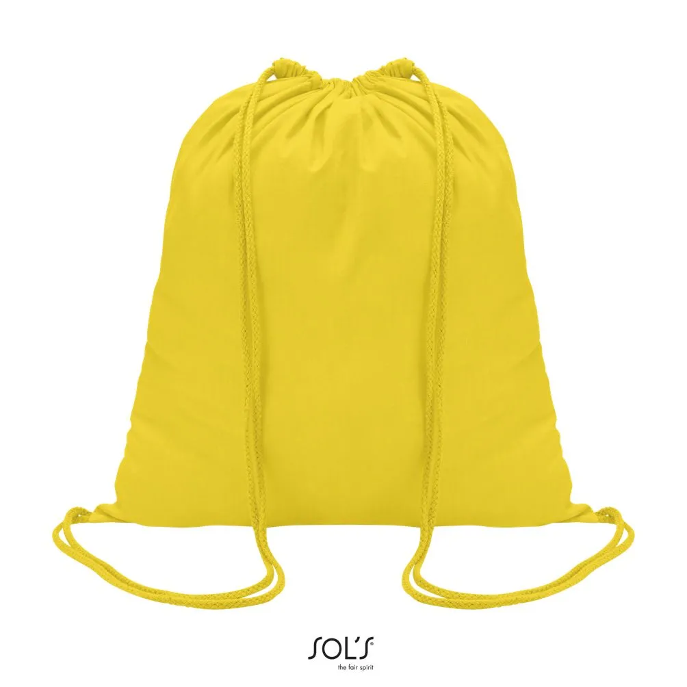 Mochila Con Cordones SOL'S GENOVA LIMÓN