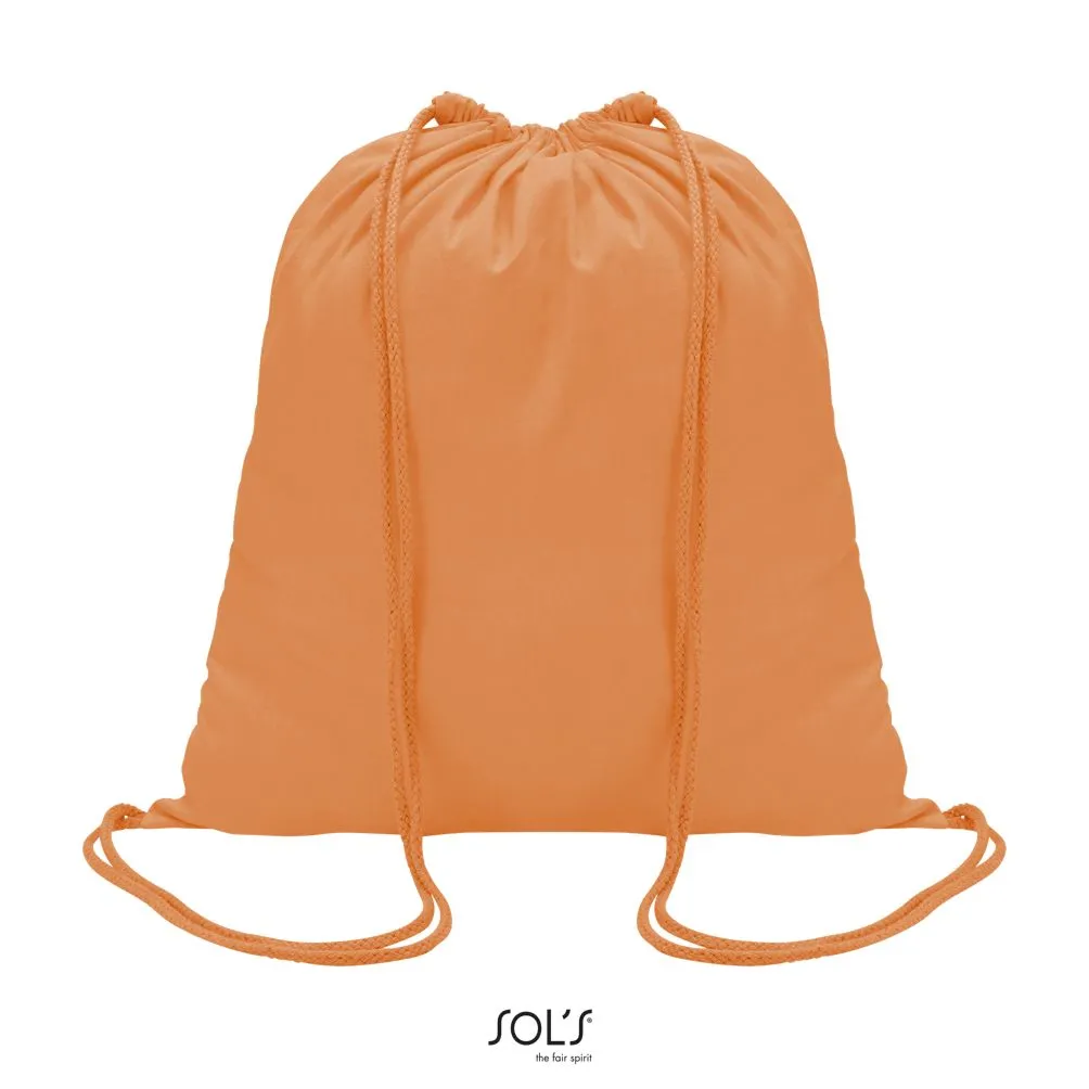 Mochila Con Cordones SOL'S GENOVA Naranja Claro