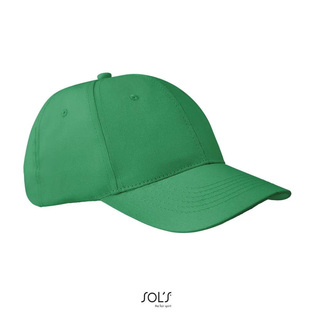 Gorra De 6 Paneles SOL'S APOLLO VERDE PRADERA