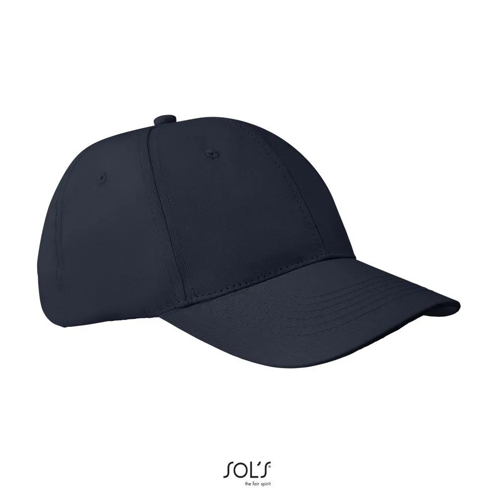 Gorra De 6 Paneles SOL'S APOLLO FRENCH MARINO