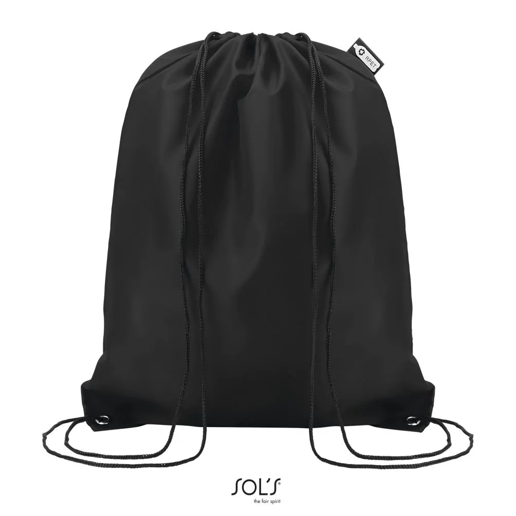 Mochila Con Cordones SOL'S CONSCIOUS NEGRO