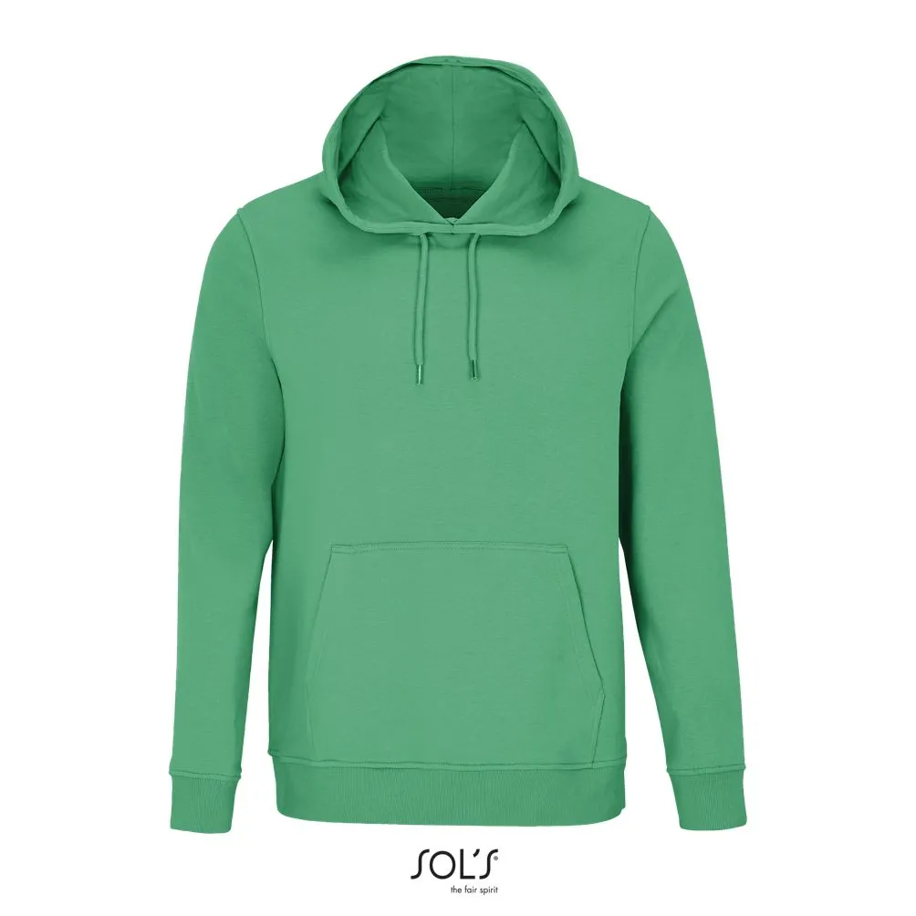 Sudadera Unisex Con Capucha SOL'S CONSTELLATION Verde Primavera