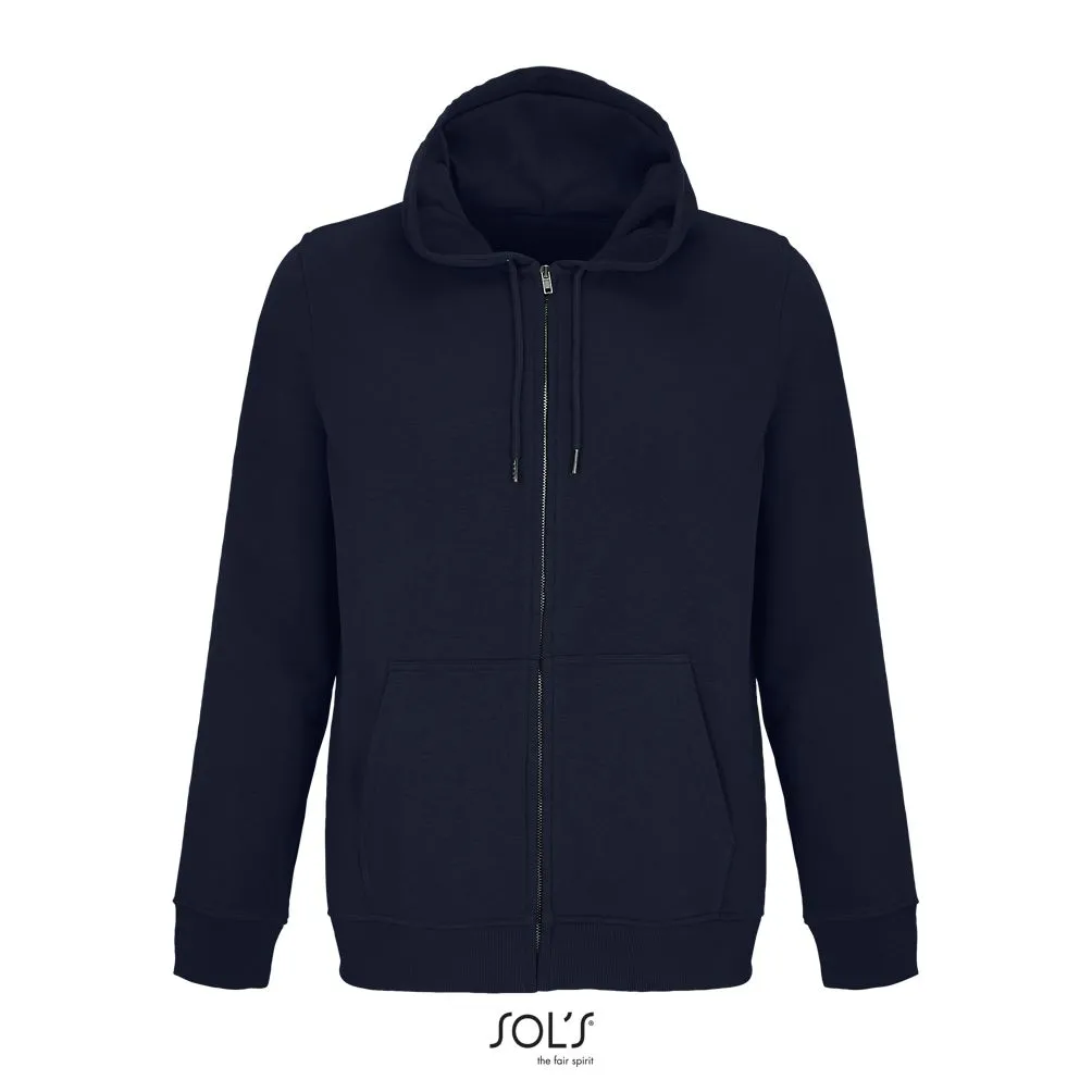Sudadera Unisex Con Cremallera Y Capucha SOL'S CALIPSO FRENCH MARINO
