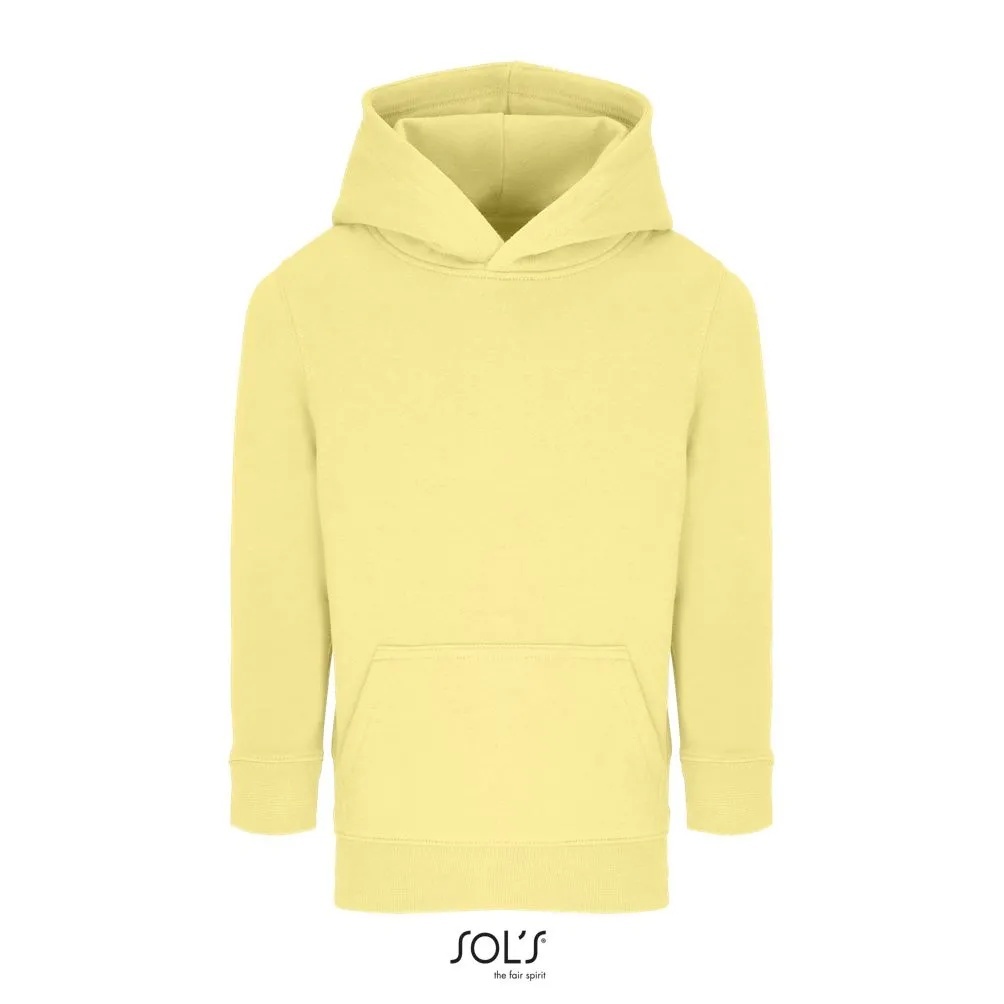 Sudadera Niño Con Capucha SOL'S CONDOR KIDS Amarillo Claro