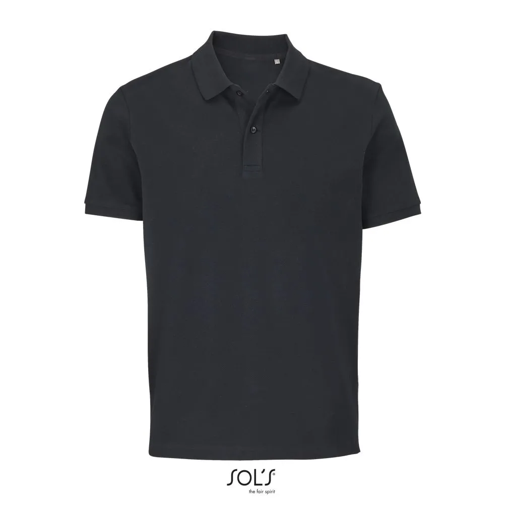 Polo Unisex SOL'S PEGASE NEGRO