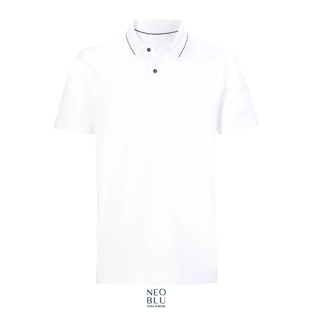 Polo Piqué Unisex NEOBLU OREL Blanco Óptico
