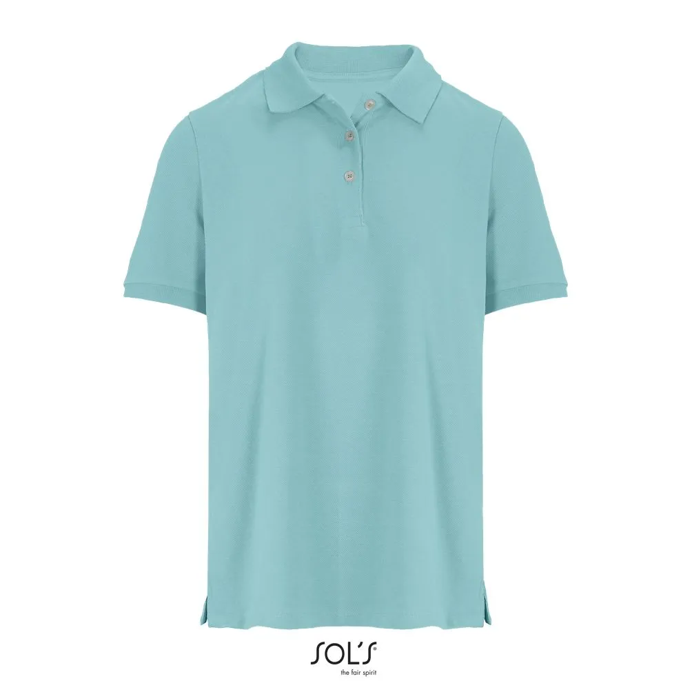 Polo Mujer SOL'S PACIFIC WOMEN Azul Piscina