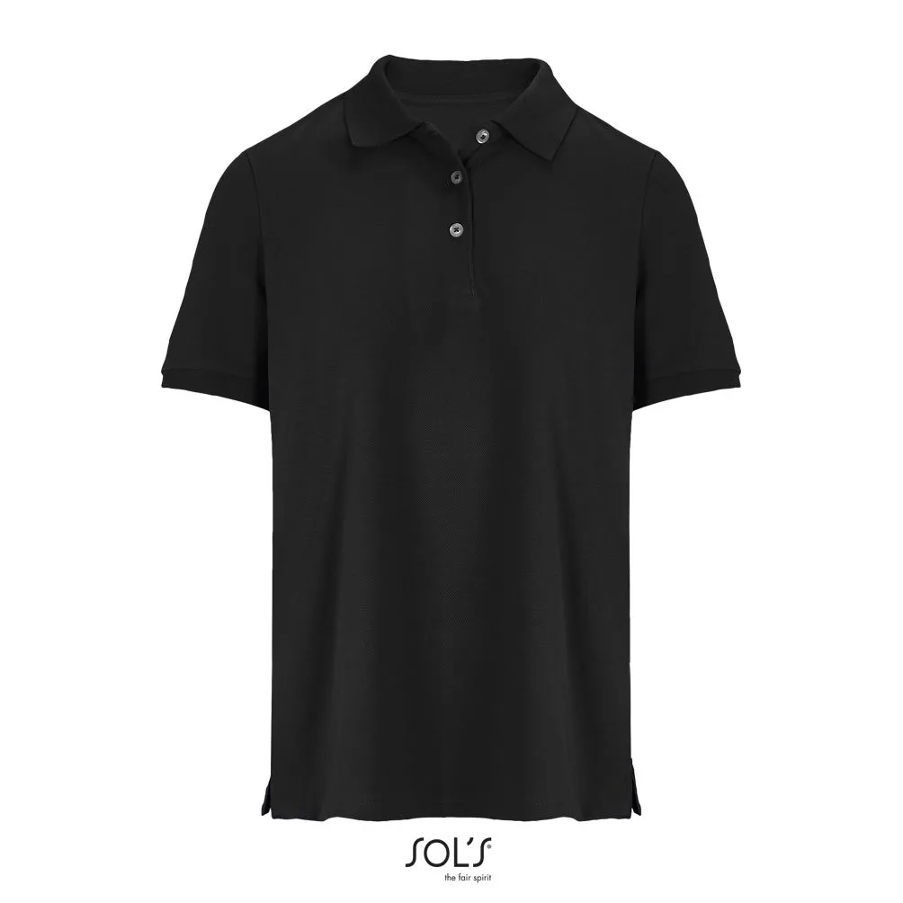 Polo Mujer SOL'S PACIFIC WOMEN NEGRO
