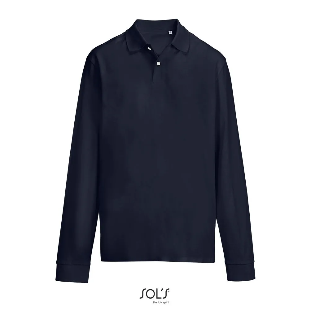 Polo Unisex SOL'S PACIFIC LSL FRENCH MARINO