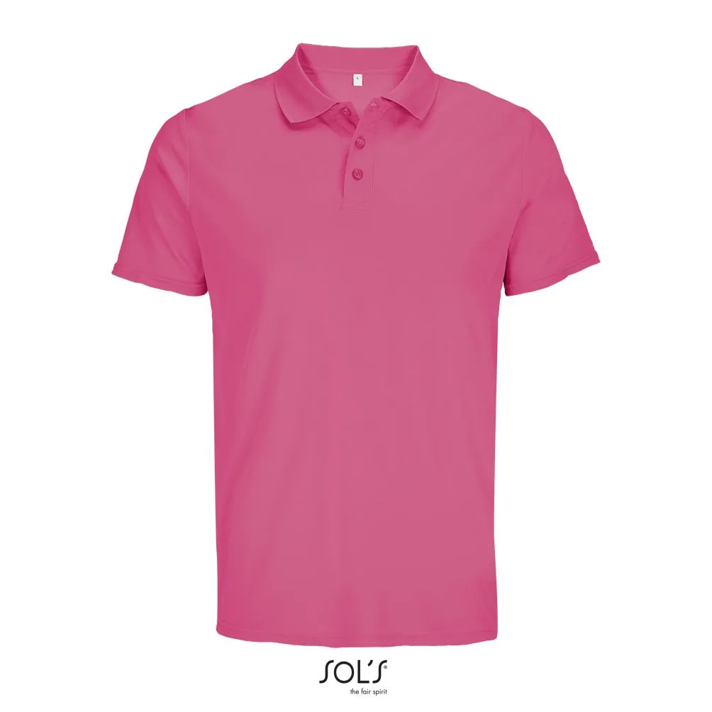 Polo Deportivo SOL'S PITCHER Ribbon Rosa