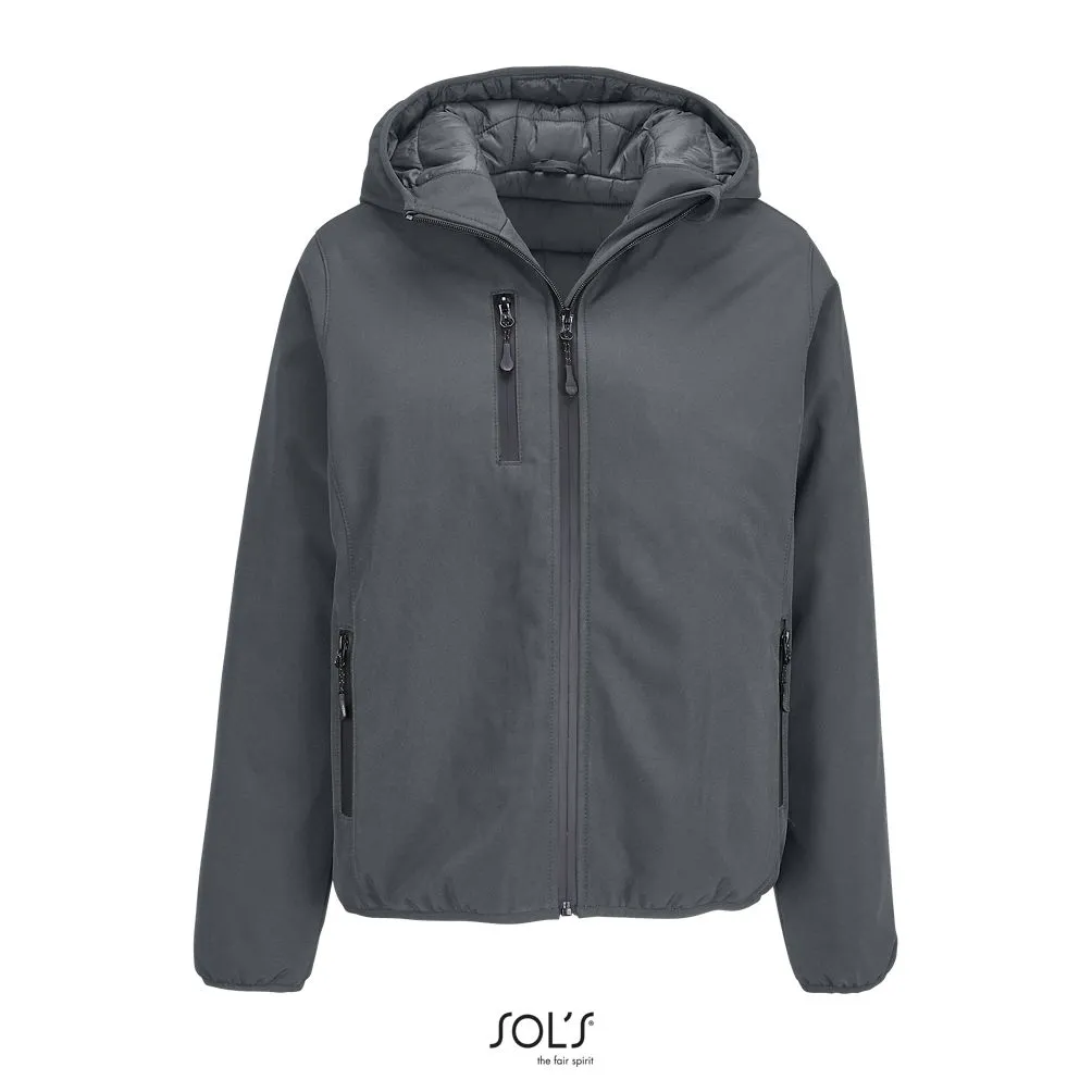 Chaqueta Softshell Mujer SOL'S FALCON PADDED WOMEN ANTRACITA