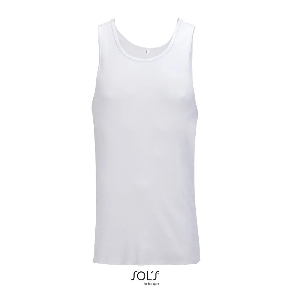 Camiseta De Tirantes Unisex SOL'S PABLO BLANCO