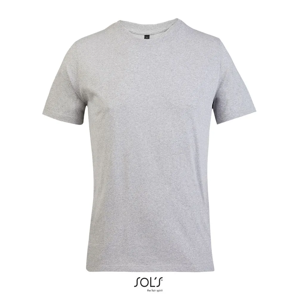 Camiseta Unisex Tejido Reciclado SOL'S EXPLORER Gris Jaspeado Reciclado
