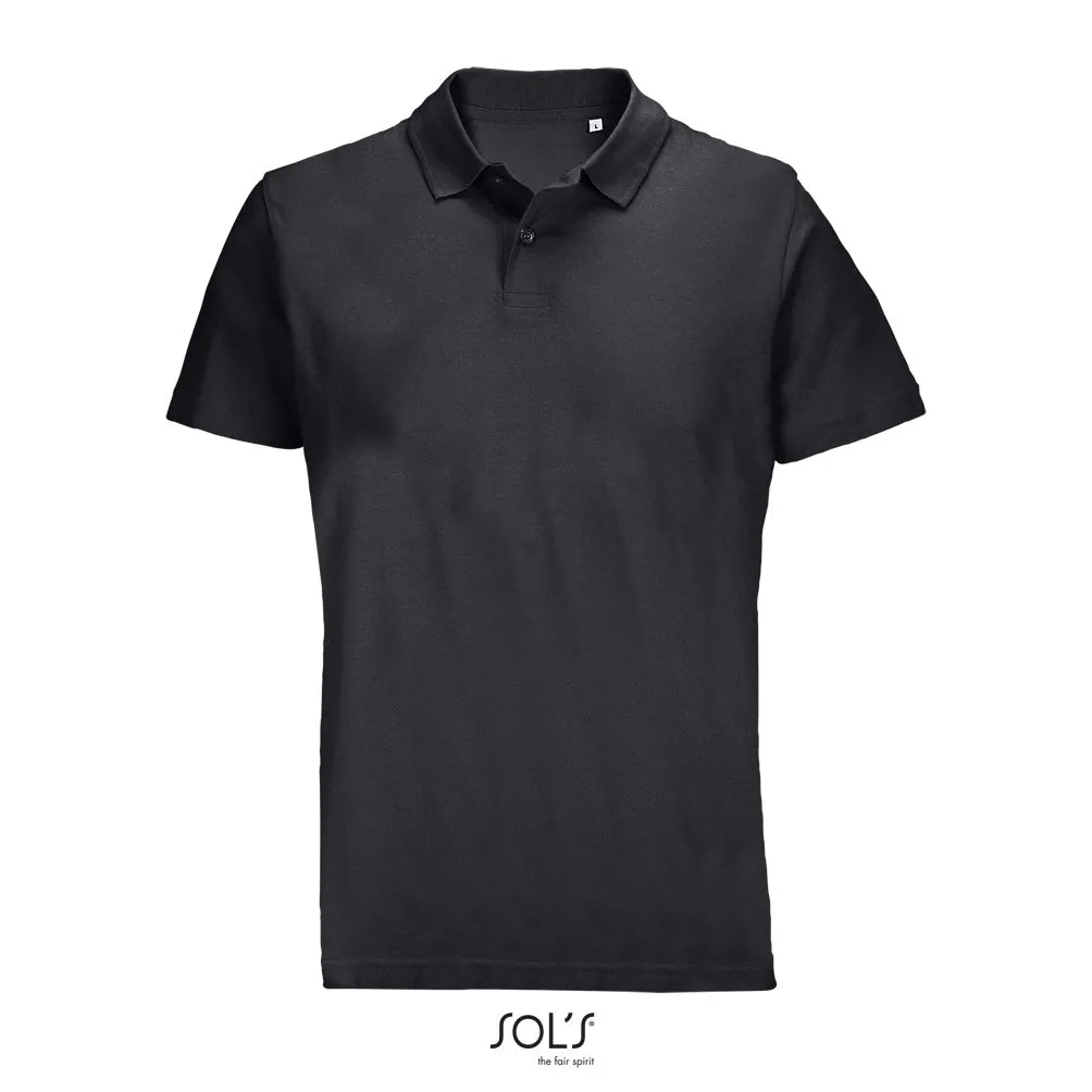 Polo Unisex SOL'S PULSE NEGRO