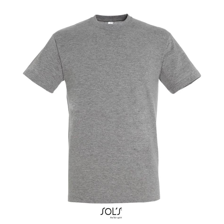 Camiseta Unisex De Cuello Redondo SOL'S TITAN GRIS MEZCLA
